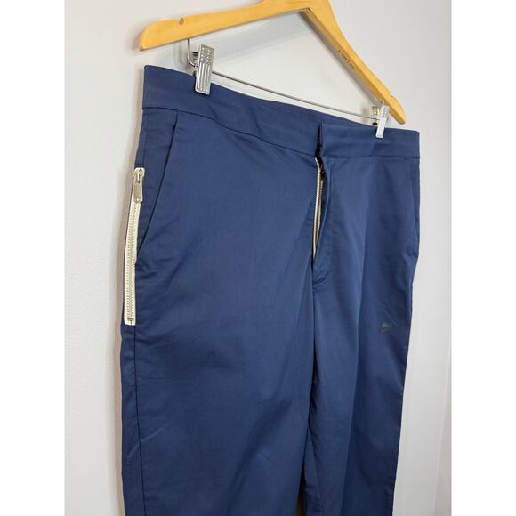 Nike Essentials Cropped Pants Navy Relax Men's 36x26 Streetwear - Picture 2 of 14